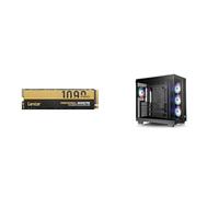 Lexar 2TB PCIe 5.0 Gen5 NVMe SSD NM1090 PRO, up to 14,000MB/s, Advanced Thermal Control Design, DirectStorage Enabled SSD + Thermaltake View 380 XL TG ARGB Black