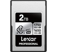 Lexar 2TB Professional CFexpress Type A Silver 4.0 Memory Card, for Photographers, Videographers, Up to max 1750/1650 MB/s, 8K Video (LCAEXS4002T-RNENU)