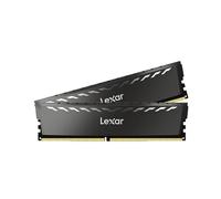 Lexar 32GB (2x16GB) THOR DDR4 RAM 3200MT/s CL16 1.35V Desktop Memory with Heatsink, AMD Ryzen & Intel XMP 2.0, Black (LD4U16G32C16LG-RUD)