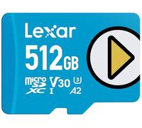 Lexar 512GB Play Blue Micro SD Card, 160MB/s Read, 4K, V30, UHS-I, A2
