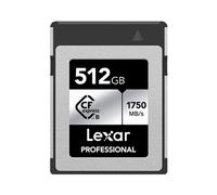 Lexar 512GB Professional (1750MB/Sec) Type B CFexpress Silver Series Memory Card