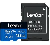 Lexar 633x 128GB microSD Memory Card - With Adapter