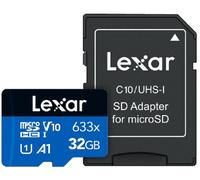Lexar 633x 32GB microSD Memory Card - With Adapter