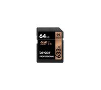 Lexar 64 GB Professional UHS-I SDXC 633x Class 10 Memory Card