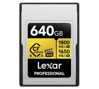 Lexar 640GB Professional Gold CFexpress 4.0 Type A Memory Card