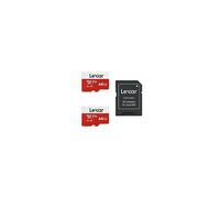 Lexar 64GB Micro SD Card 2 Pack, microSDXC UHS-I Flash Memory Card with Adapter - Up to 100MB/s, U3, Class10, V30, A1, High Speed TF Card (2 microSD