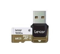 Lexar 64GB MICRO SDXC 1000X 150MB/S With USB 3.0 Adapter