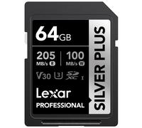 Lexar 64GB SDXC Silver Plus UHS-1 V30