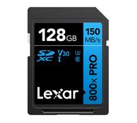 Lexar SDXC 800x Pro 128GB 150MB/s C10 V30 U3