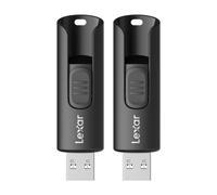 Lexar A30E 128GB 2 pack Flash Drive USB 3.2 Up to 100MB/s Read, USB Drive for Storage Expansion and Backup, Memory Stick for PC and Mac systems
