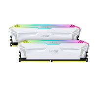 Lexar ARES 32G(16GX2) 7200Mhz Hynix RGB Lighted Dual Memory Stick Kit White