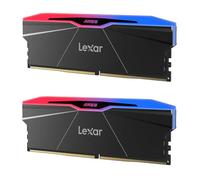 Lexar ARES Gen2 RGB DDR5 RAM 32GB Kit (2x16GB) 6000MHz CL26, 288Pin UDIMM Desktop Memory, PC Gaming Computer Memory for AMD EXPO/DRAM Empowered by SK hynix/CL26-36-36-68/1.45V(LD5U16G60C26BR-RGD)