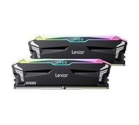 Lexar ARES RGB DDR5 RAM 32GB Kit (2x16GB) 6000MHz, CL30-36-36-68 DRAM 288-Pin UDIMM Desktop Memory, PC Gaming Computer Memory Supports XMP 3.0/AMD EXPO, 1.35V (LD5BU016G-R6000GDLA)