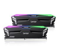 Lexar ARES RGB DDR5 RAM 32GB Kit (2x16GB) 6400 MHz, DRAM 288-Pin UDIMM Desktop Memory, Gaming Computer Memory for XMP 3.0, AMD EXPO, CL32-38-38-76, 1.4V (LD5EU016G-R6400GDLA)