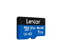 Lexar Blue Micro SD Card 1TB, up to 160MB/s Read, microSDXC UHS-I Card, Class 10, U3, V30, A2, Full-HD & 4K Video, High-Speed Memory Card for