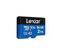 Lexar Blue Micro SD Card 2TB, up to 160MB/s Read, microSDXC UHS-I Card, Class 10, U3, V30, A2, Full-HD & 4K Video, High-Speed Memory Card for Smartphones/Tablets/Action Cameras