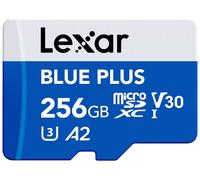 Lexar Blue Plus 256GB MicroSDXC UHS-I Card + SD Adapter Lexar Blue Plus 256GB MicroSDXC UHS-I Card + SD Adapter