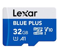 Lexar Blue Plus 32GB MicroSD card with Adapter, A1, V10, 100MB/s, UK Seller