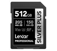 Lexar SD Silver Plus UHS-1 512GB V30 | ✅ 5 years warranty