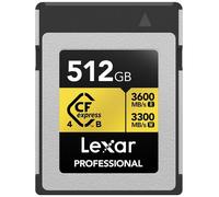 Lexar CFexpress PRO Type B Gold 4.0 series 512GB - R3600/W3300MB/s