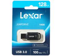 LEXAR Cle Usb 128Go Jumpdrive V400 3.0 Noire