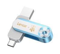 Lexar D500 USB Stick, AFA Edition,Memory Stick Up to 400MB/s,128GB | Solid State Dual Drive, Dual USB C/A Ports, Up to 400MB/s, High-Performance, Metal Housing, Compatible with iPhone 17