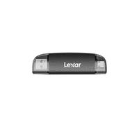 Lexar Dual-Slot USB-A/C Reader, Up to 205MB/s Transfer Speed, Supports SD and microSD Cards (LRW310X-BNBNG)