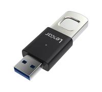 Lexar F35 Pro 128GB USB A Flash Drive Black Silver (LJDF35P128G-RNBNG)