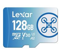 Lexar Fly 128GB microSDXC Memory Card - 160MB/s Read, UHS-I U3 C10 V30 A2, for Drones & Action Cams