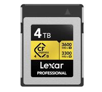 Lexar Gold Series CFexpress 4.0 4TB CFexpress Card | CFexpress 4.0 Type B with 3600MB/s read and 3300MB/s write for photography, cinematography and data transfer