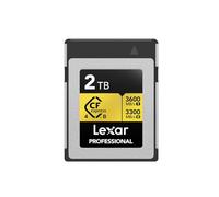 Lexar 2TB Professional (3600MB/Sec) Type B CFexpress 4.0 Gold Series Memory Card