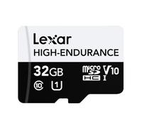 Lexar High Durability UHS-I Class 10 4K MicroSDHC Card Max Read 100MB/s Dash Cam for Security Cameras Home Support 32GB