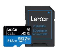 Lexar High-Performance 633x 512GB Micro SD Card, microSDXC UHS-I Card