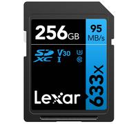 Lexar High-Performance 633x BLUE Series 256GB SDHC UHS-I (Class 10)