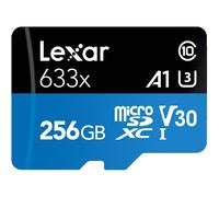 Lexar High Performance 633x microSDXC UHS-I Card with Adapter 256GB