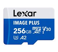 Lexar Image Plus MicroSD Card UHS-I V30 R170 MB/s - 256GB | ✅ 5 years warranty