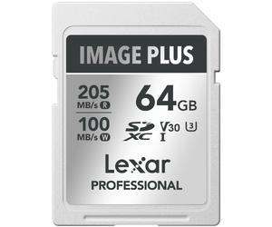 Lexar Image Plus SD Card UHS-I V30 R205/W150 MB/s - 64GB | ✅Score & Win