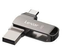 Lexar Jumpdrive D400 OTG 64GB Dual Type C and Type A USB 3.1 R130MB/s (UK) BNIP