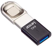 Lexar JumpDrive F35 64GB USB 3.0 Fingerprint new