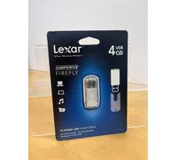 Lexar JumpDrive FireFly 4 GB USB 2.0 Flash Drive White HAI