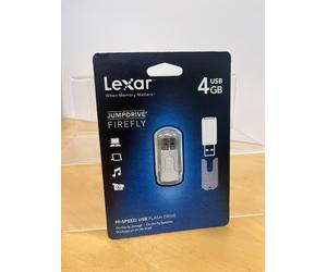 Lexar JumpDrive FireFly 4 GB USB 2.0 Flash Drive White HAI