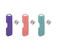 Lexar® JumpDrive® TwistTurn2 USB 2.0 Flash Drive, 64GB, Assorted Colors, LJDTT2-64GABOD20