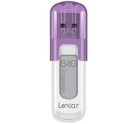 Lexar JumpDrive V10 64GB USB Flash Drive LJDV10-64GABNL (Purple)