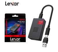 Lexar LRW540U Professional 900MB/s High Speed microSD Card Reader USB3.2 Gen 2 Type-C with USB-A Adapter for Phone Laptop Camera 540U