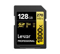 Lexar SDXC Pro Gold Series UHS-II 128GB V60 Memory Card