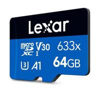 Lexar 633x 64GB microSD Memory Card - With Adapter