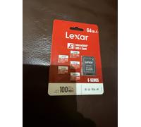 Lexar Micro SD 64GB 5PK, Micro SD Card up to 100MB/sec(R), MicroSDXC New