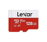 Lexar Micro SD Card 128GB, Micro SD Card up to 100MB/sec(R), MicroSDXC Memory Card with SD Adapter, A1, U3, C10, V30, Micro SD Card for Nintendo Switch, GoPro, Smartphone, Tablet, Camcorder