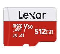 Lexar Micro SD Card 512GB E Series, Up to 100MB/s, microSDXC UHS-I