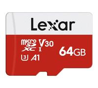 Lexar Micro SD Card 64GB E Series, Up to 100MB/s, microSDHC